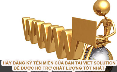 Dịch vụ cung cấp tên miền quốc tế và Việt Nam | Viet Solution