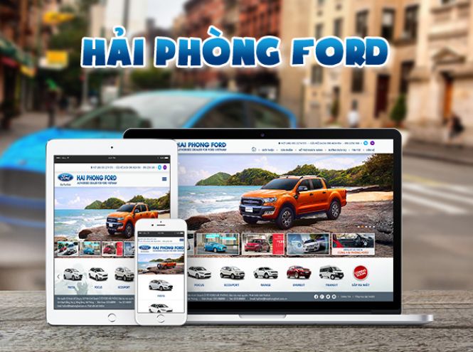 Thiết kế website - Hải Phòng Ford