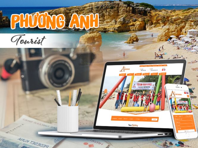 Thiết kế website - Phương Anh Tourist