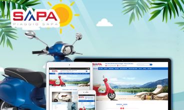Thiết kế website - Piaggio Sapa