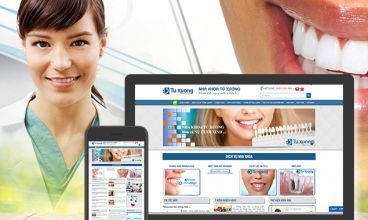 Thiết kế website - Nha khoa Tú Xương