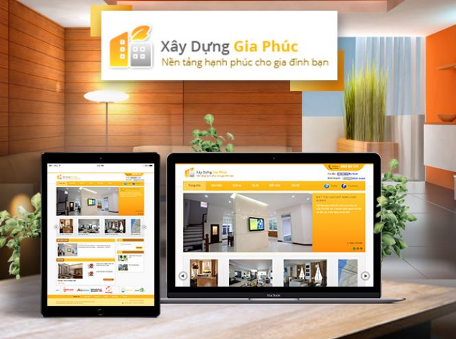 Thiết kế website - Xây dựng Gia Phúc