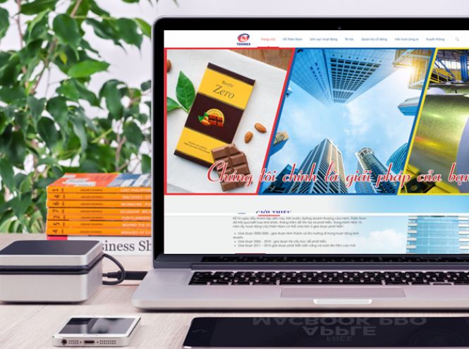 Thiết kế website - Thiết kế web Công ty CP Thương Mại Xuất Nhập Khẩu TNA