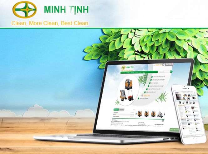 Thiết kế website - Thiết kế web Công ty Minh Tịnh