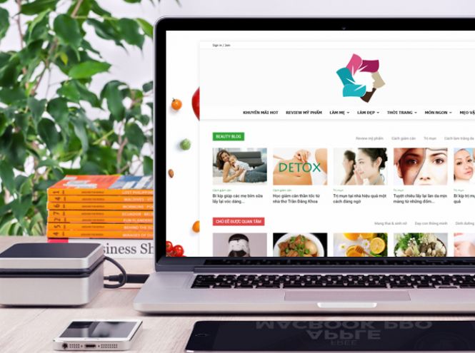 Thiết kế website - Cộng đồng phụ nữ hiện đại HerVietnam