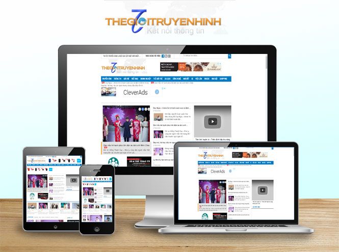 Thiết kế website - Thế giới truyền hình