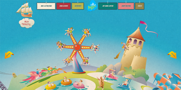 Mẫu thiết kế web sáng tạo 2011 - Adventureworld.ourentry.com.au