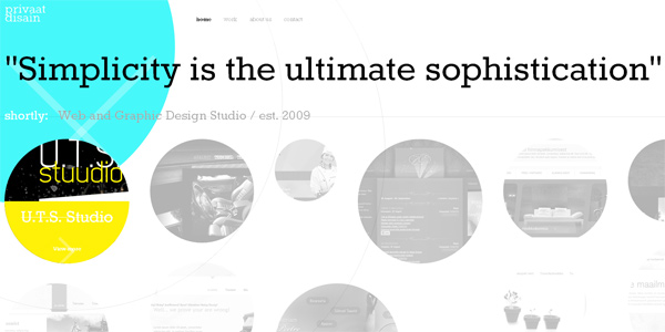Mẫu thiết kế web sáng tạo 2011 - Privaatdisain.ee