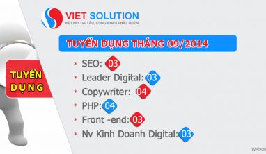 Viet Solution tuyển dụng tháng 09/2014