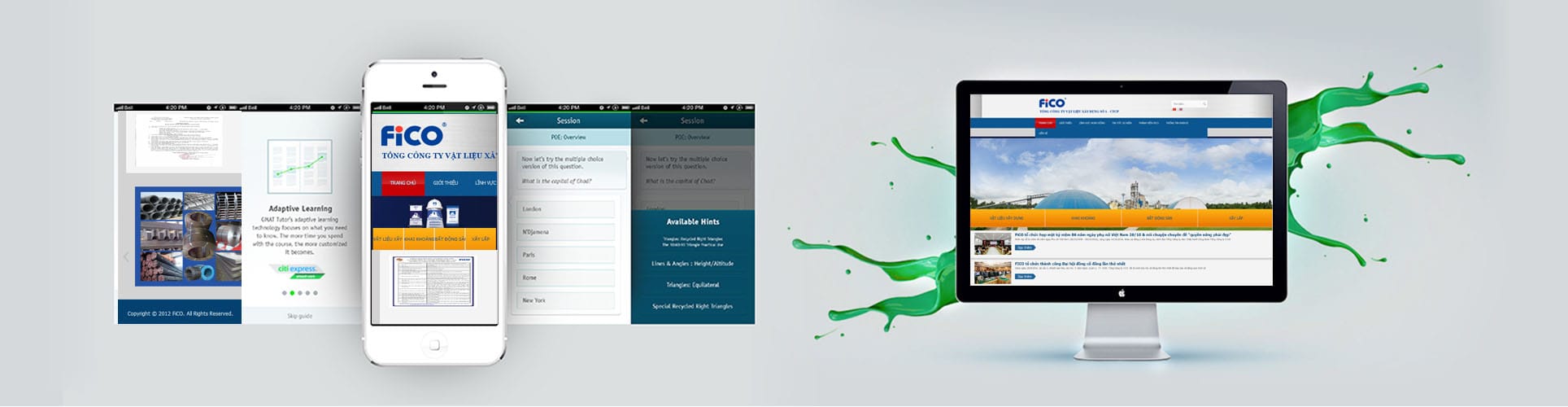 Thiết kế website xây dựng FiCo