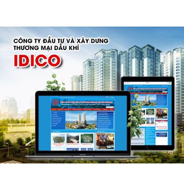 Thiết kế web Công ty cổ phần đầu tư xây dựng thương mại dầu khí - IDICO