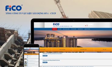 Thiết kế website - Tổng công ty VLXD số 1 FiCO