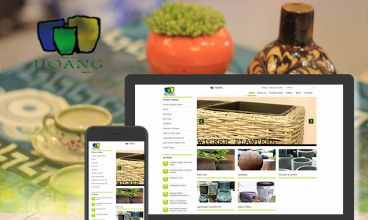 Thiết kế website - Gốm sứ Hoàng (Hoang Pottery)
