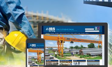 Thiết kế website - Công ty Cổ phần Bê tông IBS
