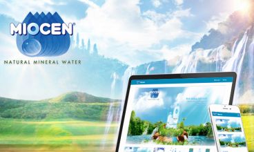 Thiết kế website - Nước khoáng MIOCEN