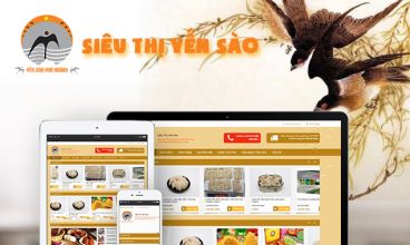 Thiết kế website - Thiết kế web Siêu thị yến sào