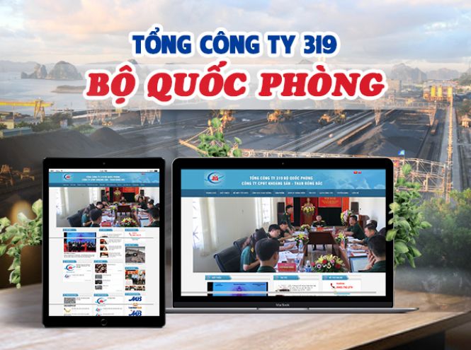 Thiết kế website - Thiết kế web Công ty khoáng sản và than Đông Bắc