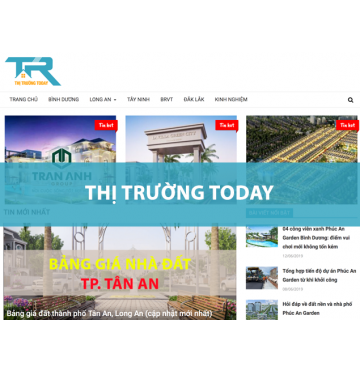Thiết kế web Thị Trường Today