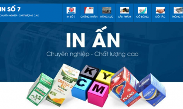 Thiết kế website - Công ty Cổ Phần In Số 7